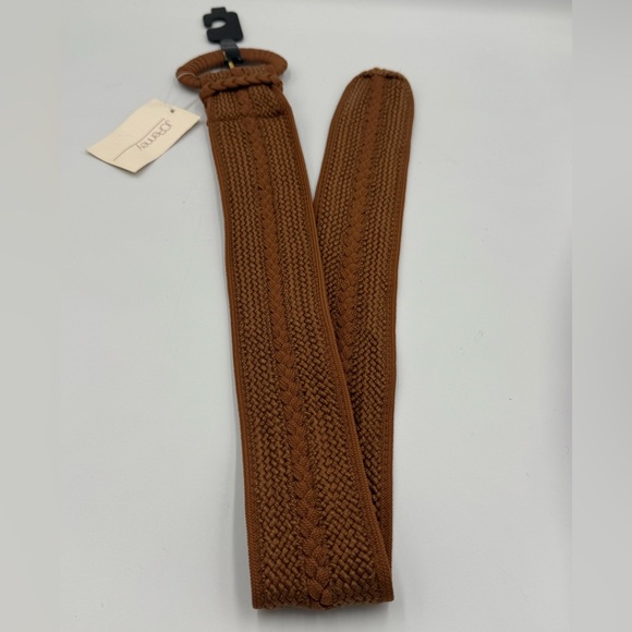 Vintage JCPennys Women’s Brown Woven Belt with Original Tag - Picture 1 of 5